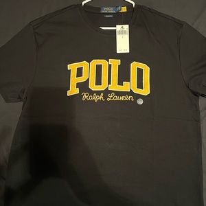 Black and Yellow Polo Ralph Lauren Tee